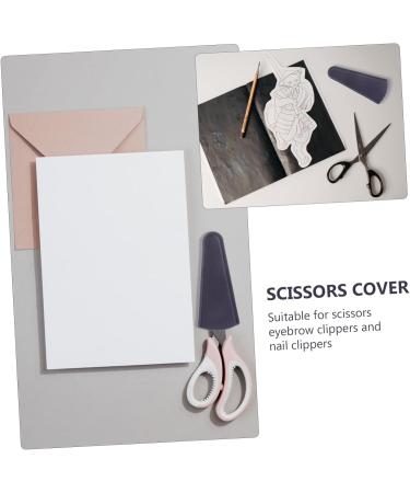 TEHAUX 20 Pcs Scissors Set - Portable Leather & Grooming Scissors with Safety Cover for Sewing & Eyebrow Grooming - International Shipping Available - Buy Online on GoSupps.com