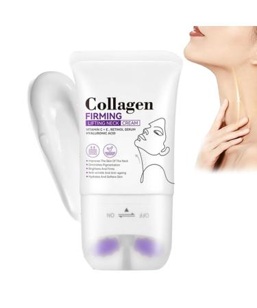 Neck Firming Cream Lifting Tightening Sagging Skin, Collagen Firming Lifting Neck Cream, Face & Neck Collagen Cream,Tightening Face/Neck Anti-Wrinkle Collagen Cream for Dark Spot