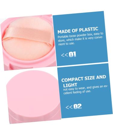 Ipetboom 2 Sets Powder Box Cosmetic Powder Case Bulk Makeup Body Loose Powder Case Foundation 3g Makeup Stand - Buy Online on GoSupps.com