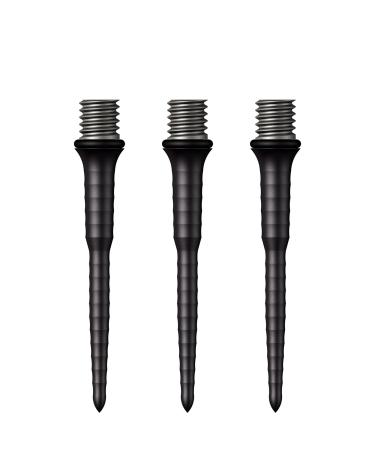 Mission Darts Points Titan Ripple | Titanium Conversion Point | Available in 26/30/34mm and Black and Silver 30mm Black