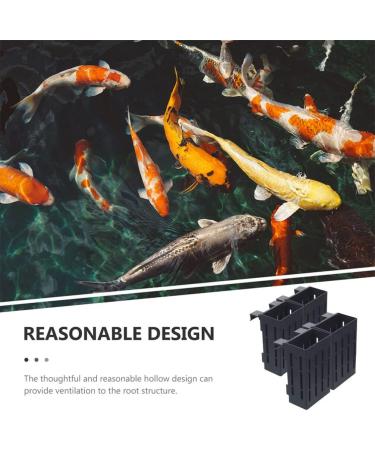 Angoily 4-Piece Hanging Aquarium Plant Holder - Decorative Stand for Potted Living Plants | Aquarium Decoration Accessories - Buy Online on GoSupps.com
