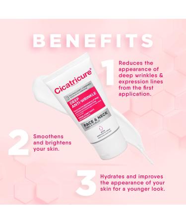 Cicatricure Anti Wrinkle Face & Neck Cream 3-in-1 with Retinol, Vitamin E & Q10 - Hydrating Anti-Aging Moisturizer, 2.1oz - Buy Online on GoSupps.com