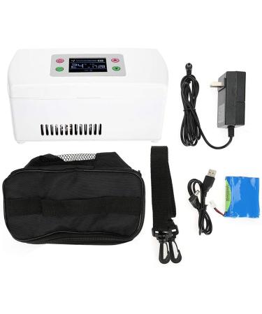 Portable Mini Car Refrigerator Insulin Cooler with LED Display - 2-8 Celsius Vaccine Refrigerator for Drugs and Insulin - Travel Fridge Freezer - Buy Online on GoSupps.com