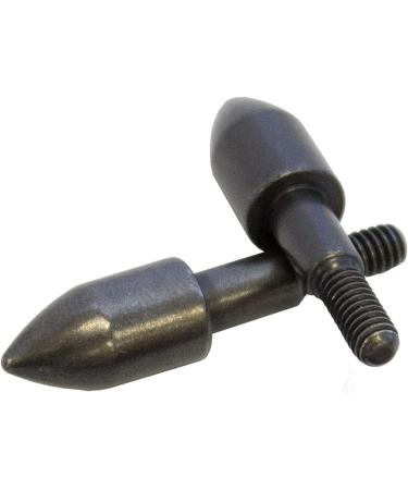 NAP Bullet Point Durable Steel Screw-in Archery Practice Field Tips - 12 Pack 100 Grain Black - Buy Online on GoSupps.com