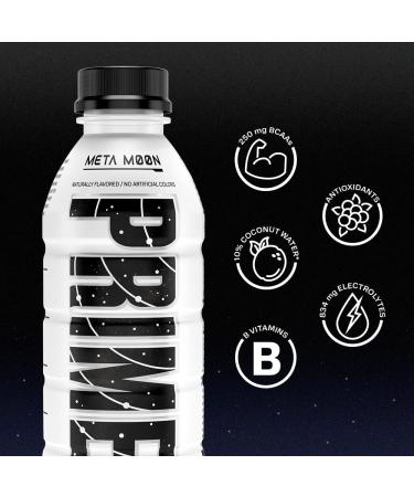 Prime Hydration with BCAA Blend for Muscle Recovery Limited Edition Flavor - Meta Moon (12 Drinks 16.9 Fl Oz. Each) - Buy Online on GoSupps.com