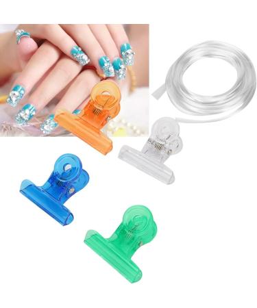 Fiberglass Nails 50 Cm Nail Fiberglass with 4 Piece Nail Clips Acrylic Nail Tip Clips Salon Tools Nail Extensions Salon Nail Tool Set Professional Nail Salon Nail Fiberglass Extension Kit - Buy Online on GoSupps.com