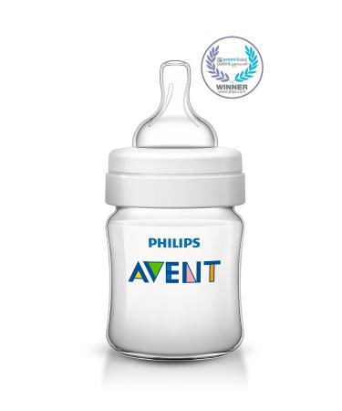 Philips AVENT Anti-Colic Baby Bottles Clear 4 oz - 1 Pack - Buy Online on GoSupps.com