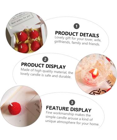 Valentine's Day Scented Candle - Strawberry Fragrance | Perfect Gift for Girlfriends | Boxed Candle for Romantic Moments - Buy Online on GoSupps.com