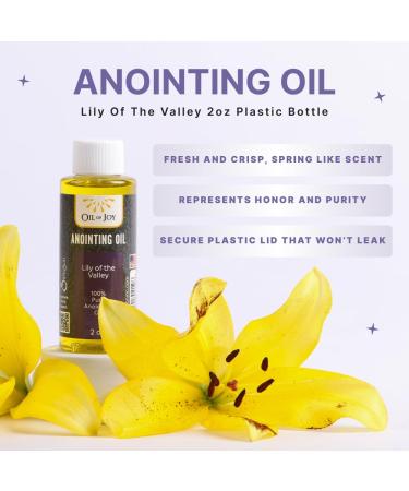 Anointing Oil Lily of The Valley 2oz - Honor & Purity Perfect Gift for Pastors Home Blessings Biblical Inspiration - Buy Online on GoSupps.com