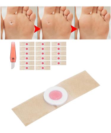 18 Patch Foot Corn Remover Pads | Callus Removal Stickers & Knife Set - Buy Online on GoSupps.com