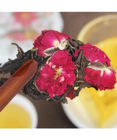 HQZM Yunnan Flower Fruit Honey Fragrance 100g Old Tree Sun Dried Red Black Tea Rose Puerh Tea - Buy Online on GoSupps.com