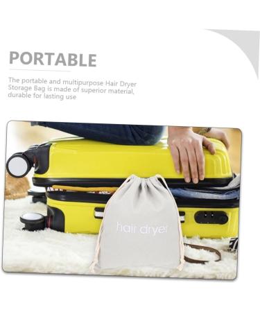 Beavorty 10 Pcs Hair Dryer Storage Bag Canvas Blowdryer Gym Cloth Storage Bag Dry Bag Drawstring Travel 33x30x0.5cmx5pcs Assorted Colorx5pcs - Buy Online on GoSupps.com