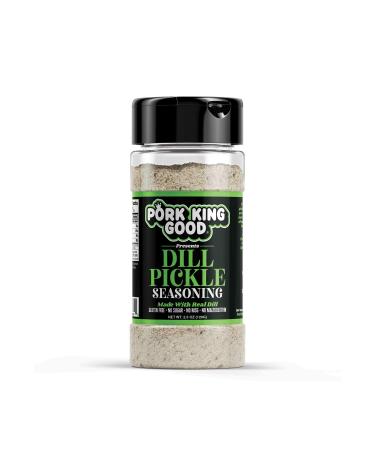 Pork King Good Dill Pickle Seasoning for Cooking and Popcorn Seasoning - Keto Friendly, Paleo, No MSG, Gluten Free (Dill Pickle, Single Shaker) Dill Pickle 2.5 Ounce (Pack of 1)