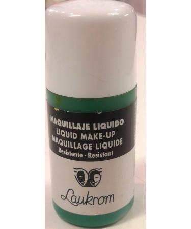 Make-up liquid face and body body painting green