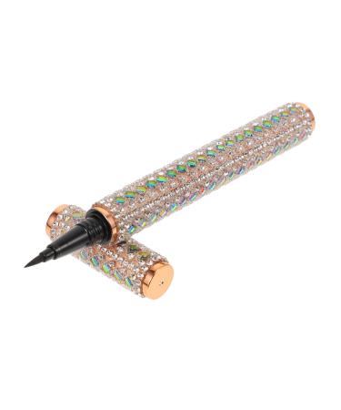 DOITOOL Waterproof Eyeliner 1pc Eyeliner Fake Eyelashes Fake Lashes Eye Lining Pen Makeup Accessory Full Diamond Retouching Pen 1 count (Pack of 1) As Shown