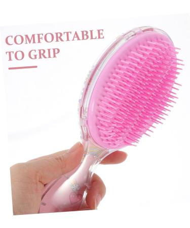 Shop Hoement Oval Small Hair Brush - Pink Hair Degeneration Comb for Girls | Cute & Compact (18.50x7.50cm) - International Shipping Available! - Buy Online on GoSupps.com