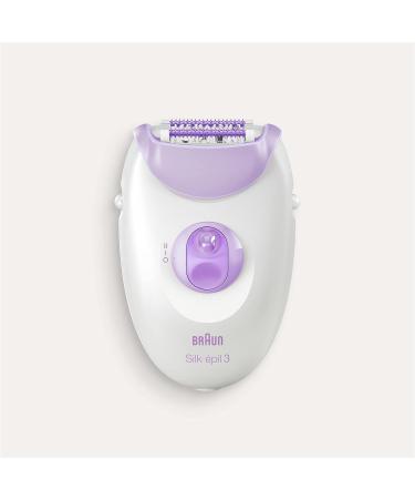 Braun Silk- pil 3 Epilator for Long-Lasting Hair Removal 20 Tweezer System Smartlight Technology UK 2 Pin Plug 3-170 White/Purple - Buy Online on GoSupps.com