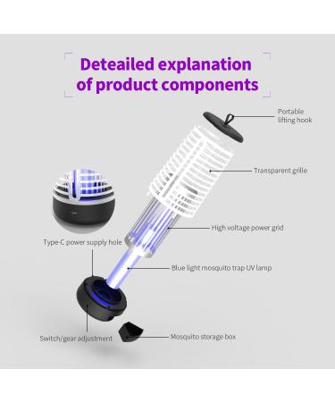 Youkk Insect Destroyer: Electric Fly Trap & Mosquito Lamp for Indoor & Outdoor Use - Effective Insect Catcher - Buy Online on GoSupps.com