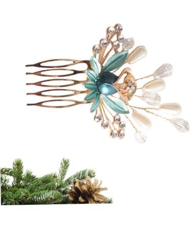 FRCOLOR Set of 2 headpieces for the bride wedding hair accessories wedding hair clips pearl hair pin tiara pearl comb pearl hair comb headpiece - Buy Online on GoSupps.com