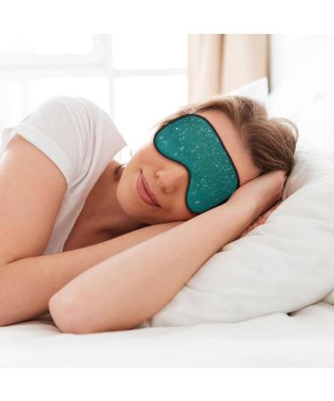 Water Splash Sleep Mask - Adjustable Double-Sided Eye Mask | Soft Covers for Restful Sleep & Eye Edema Reduction - Buy Online on GoSupps.com