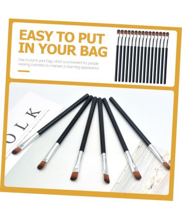 Mipcase 100pcs Eye Shadow Brush Make up Eyeshadow Brush Makeup Brush for Girls Miss Long Handle - Buy Online on GoSupps.com