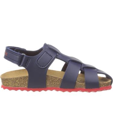 Geox Boy's B Sandal Chalki in Navy Red - Size 9 UK Child - Buy Online on GoSupps.com