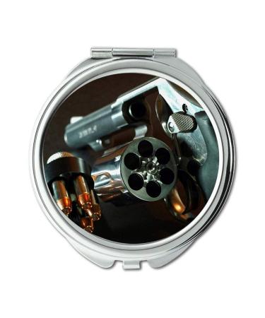 YENDOSTEEN Mirror makeup mirror pistoleros Round Mirror new gun pocket mirror portable mirror