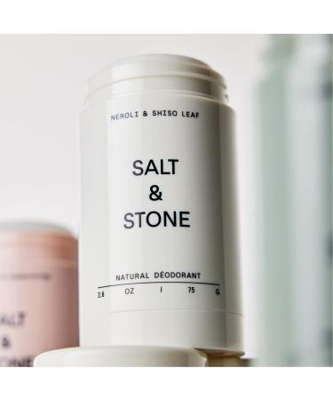 SALT & STONE Deodorant | Extra Strength Natural Deodorant for Women & Men | Aluminum Free with Seaweed Extracts Shea Butter & Probiotics | Free From Parabens Sulfates & Phthalates (2.6 oz) Neroli & Basil 2.6 Ounce (Pack of 1) - Buy Online on GoSupps.com