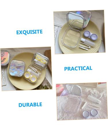 Buy SOLUSTRE 2pcs Colored Contact Lenses Mirror Film - Travel-Sensitive Plastic for International Shipping - Buy Online on GoSupps.com