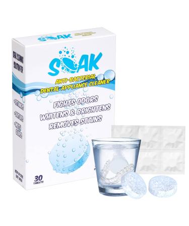 Retainer cleaning tablets 30 tablets retainer fresh braces cleaning tablets Retainer cleaner tablet mouth protection dentures dentures - Buy Online on GoSupps.com