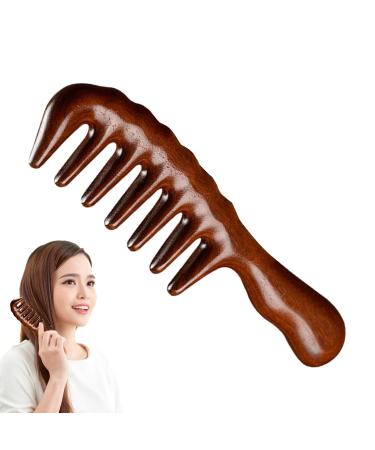 Handmade Wooden Hair Brush & Scalp Massager for Thick Curls | High-Quality No Static Combs for Women - Buy Online on GoSupps.com