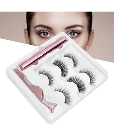 Magnetic False Eyelashes Set - 3D Waterproof Lashes with Reusable Tweezers | International Shipping Available - Buy Online on GoSupps.com