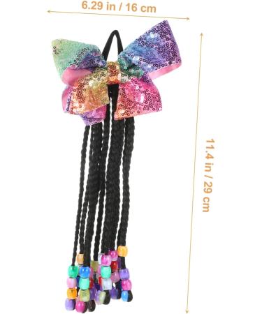 Toyvian Hair Accessories Women Hair Extensions Braiding Hair Colorful Hair Extension Hair Extensions Decoration Hair for Braiding Cosplay Hair Accessory Chemical Fiber Wig Ponytail Miss As Shown 03 29X16CM - Buy Online on GoSupps.com