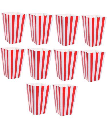 Alipis 100 Pcs Boxes Popcorn Carton Movie Night Baskets Popcorn Treat Bag Popcorn Bags Individual Servings Vintage Movie Night Gift Movie Theater Decor Gifts Paper Red Container Box - Buy Online on GoSupps.com