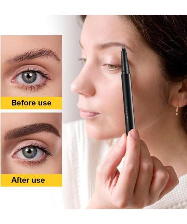 Magic 4-Tip Eyebrow Pencil 2024 New 3D Waterproof And Sweat-proof Microblading Eyebrow Pencil Contouring Pen With 4 Fork Long-Lasting Eyebrow Brush Microblade Eyebrow Pencil (Light Brown) - Buy Online on GoSupps.com