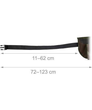 Relaxdays Beer Belt Sixpack - Adjustable Camouflage Holder for 6 Cans & Bottles (0.2-0.5L) - Green/Brown Perfect for Outdoor Fun! - Buy Online on GoSupps.com