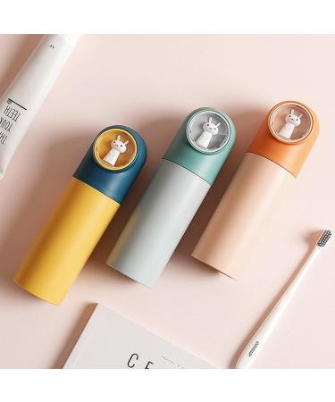 Buy Suuwwn Children's Toothbrush Set with Travel Case - 3 Piece Creative Travel Toothbrush & Mouthwash Cup for Camping Hiking and Home - Buy Online on GoSupps.com