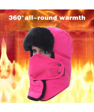 Winter Beanie Hats Earflap Women Men Chapka Hats with Fur Trim Winter Aviator Hat Hunting Cap Windproof Snow Lightweight Waterproof - Winter Outdoor Gifts - Buy Online on GoSupps.com