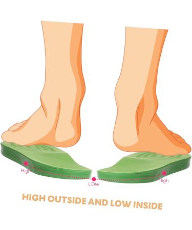 Height Increase Insoles - Sports Heel Wedge Inserts for Plantar Relief & Arch Support - Buy Online on GoSupps.com