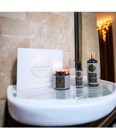 NOIA HAIR - Premium Hair Prestige Box - Trio Shampoo + Mask + Serum RITUAL Range - TANIN & Amla oil - Buy Online on GoSupps.com