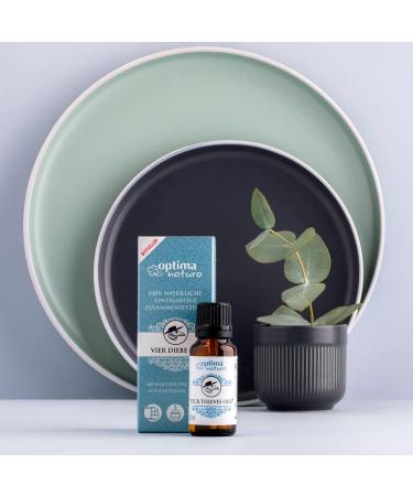 Essential Oils Set - 100% Natural Fragrance Oils | Four Thieves Lavender & Eucalyptus | Health Optima Natura - 3x10ml - Buy Online on GoSupps.com