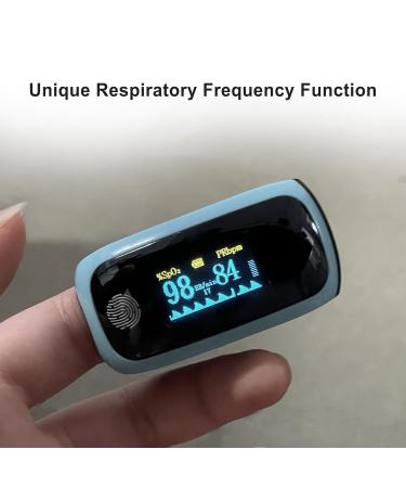 Rechargeable Pulse Oximeter with Respiratory Rate Monitor - Ideal for Sports & Aviation Use (Green - Buy Online on GoSupps.com