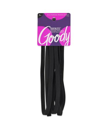 Goody Corporate Slideproof Headwrap Thin with Spikey Silicone Black 5 Count (Pack of 3) - Buy Online on GoSupps.com