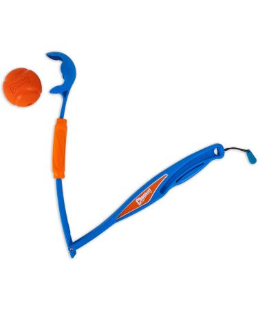 Chuckit! Fetch & Fold Dog Ball Launcher Set - Hands Free Rubber Fetch Toy for Dogs - Buy Online on GoSupps.com