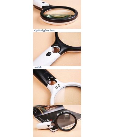 1 Pack Magnifier 3 LED Light 10X 30x Handheld Magnifier Reading Magnifier Lens Jewel Magnifier 3 AAA Battery (excluding Tax) Lightweight and Portable Made in China - Buy Online on GoSupps.com