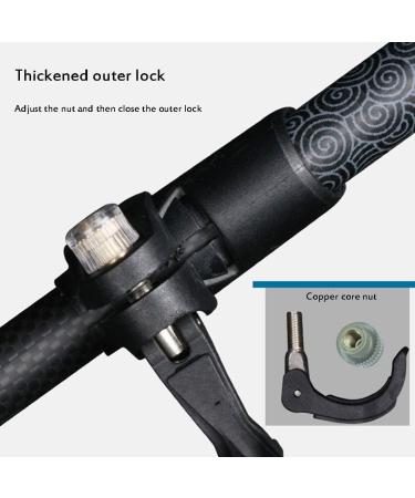 Telescopic Crutches Adult Crutches Wooden Handles Carbon Cloth Wrapped Body Beautiful and Comfortable Maximum Load-Bearing 100Kg Interesting Brown - Buy Online on GoSupps.com
