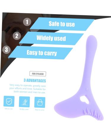 DRESSOOS Eyeliner Stencils Eyeliner Stamp Eyeshadow Applicators Eyeliner Pencil Eyelash Stencil Eyelashes Protection 12.00X6.00X0.50CM Purple - Buy Online on GoSupps.com