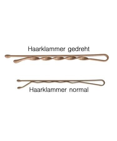 Haarla -Liebst Premium Beige Bobby Pins Hair Clips Set | 24 Extra Hold 5cm Hairpins for Women Girls & Children with Storage Box - White - Buy Online on GoSupps.com