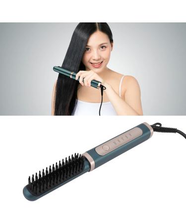 Electric Hair Straightening Brush - Dual Use Dry & Wet Comb for Daily Styling (US Plug - Buy Online on GoSupps.com