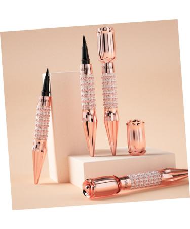 BIUDECO 2pcs Liquid Eyeliner Matte Makeup Pencil Woman Eye Line Pencil Suction Cup Pencil Holder Plastic - Buy Online on GoSupps.com